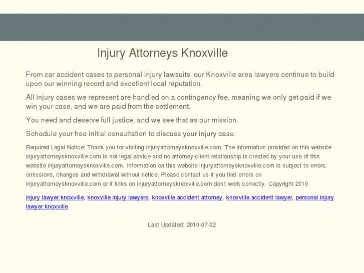 www.injuryattorneysknoxville.com