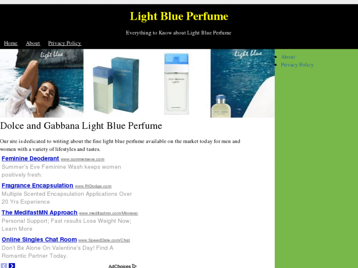 www.lightblueperfumes.com