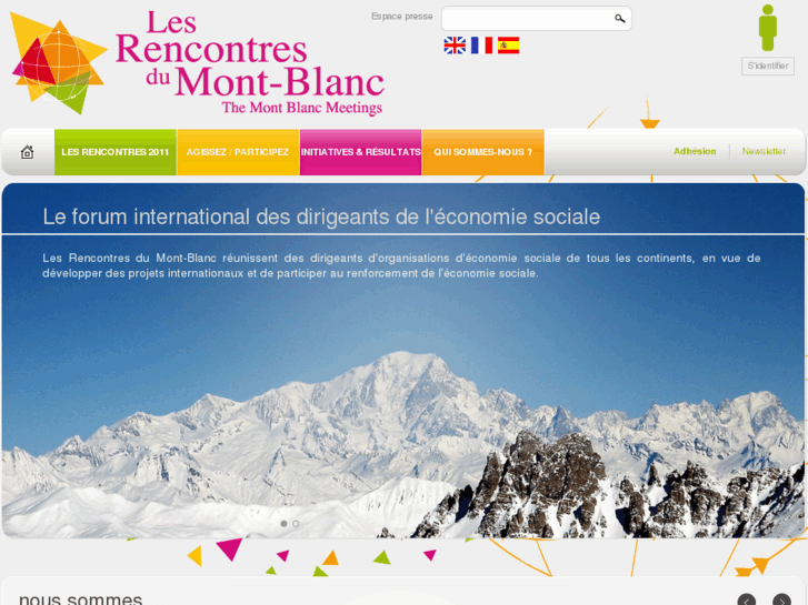 rencontres du mont blanc economie sociale