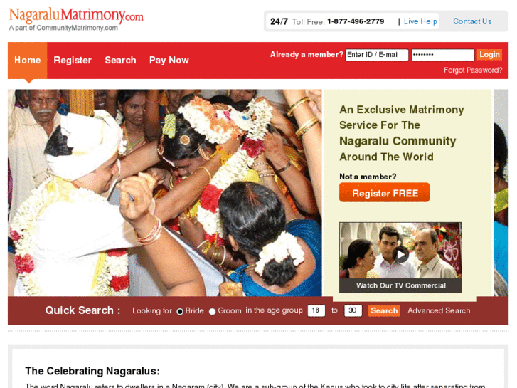 www.nagaralumatrimony.com