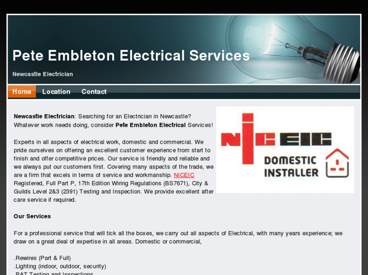 www.newcastleelectrician.net