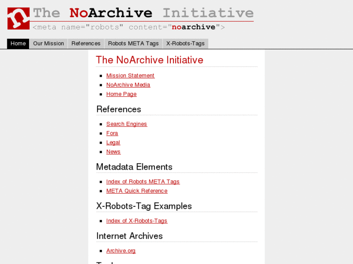 www.noarchive.net