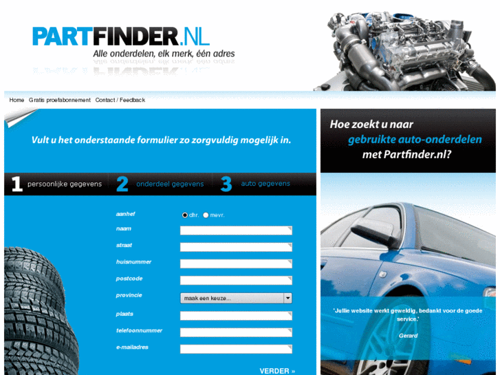 www.partfinder.nl