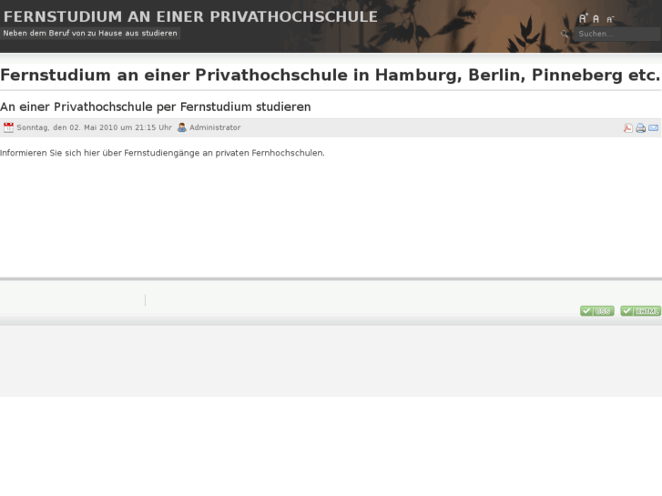 www.privathochschulen.info