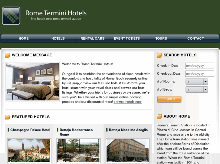 www.rometerminihotels.com