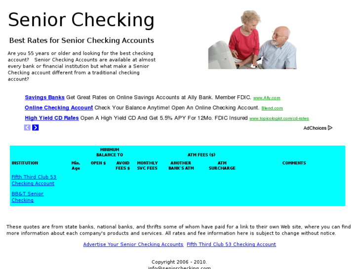 www.seniorchecking.com