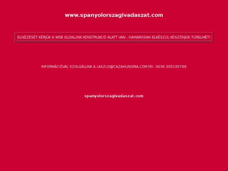 www.spanyolorszagivadaszat.com