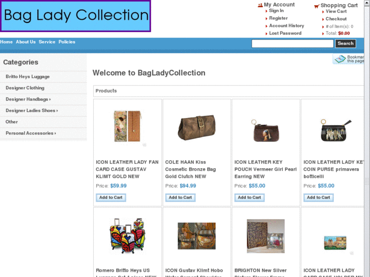 www.bagladycollection.com