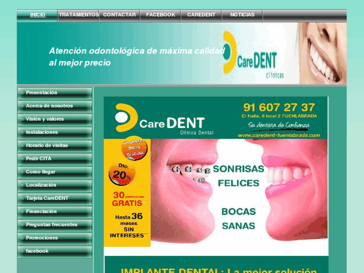 www.caredent-fuenlabrada.com