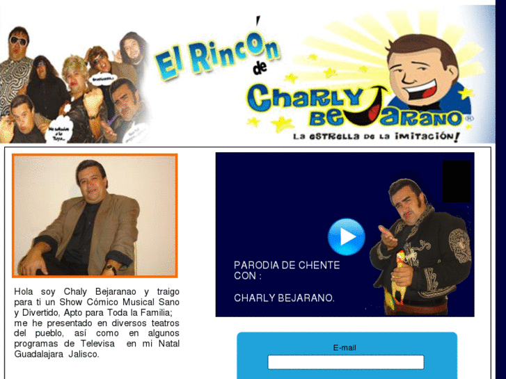 www.charlybejaranoshow.com