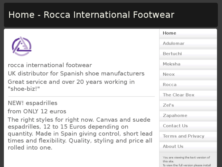 www.roccainternationalfootwear.com