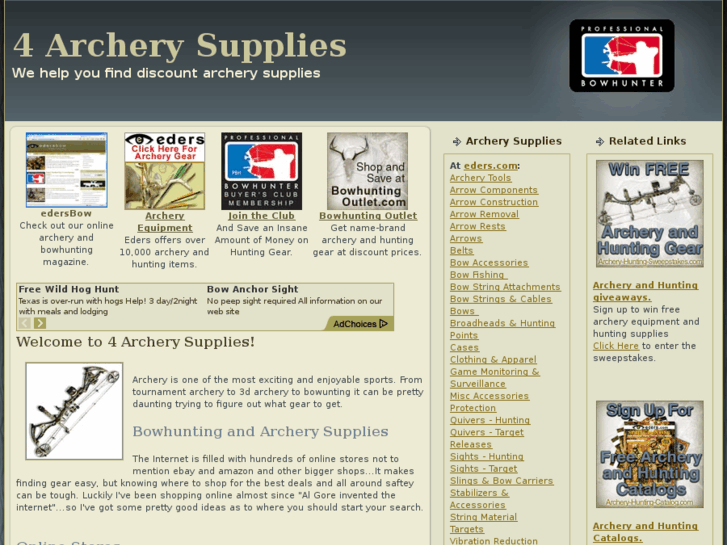 www.4-archery-supplies.com