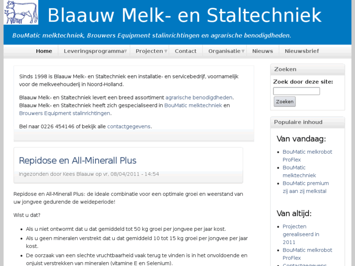 www.blaauwmelk-enstaltechniek.nl