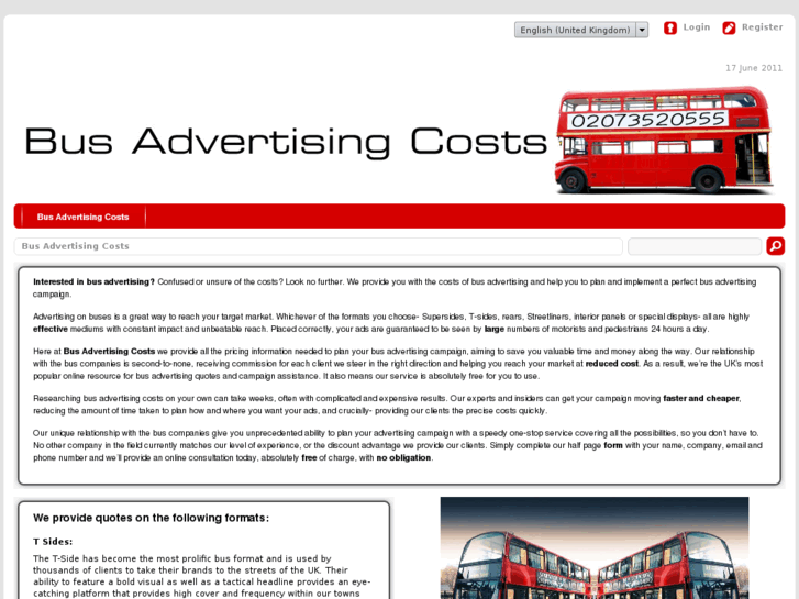 www.busadvertisingcosts.com