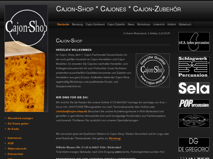 www.cajon-shop.net