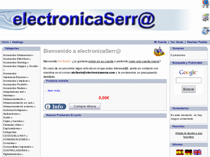 www.electronicaserra.com