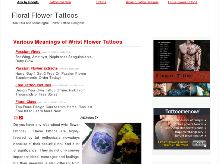 www.floralflowertattoos.com