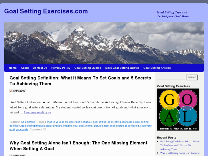 www.goalsettingexercises.com