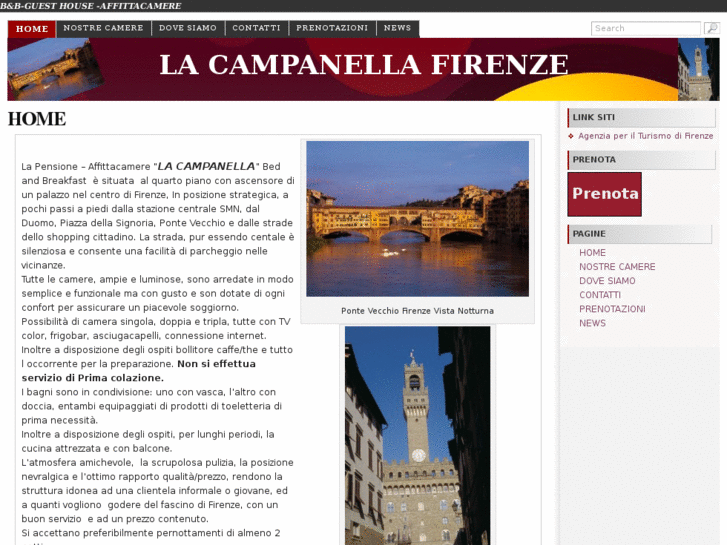 www.lacampanellafirenze-guesthouse.com