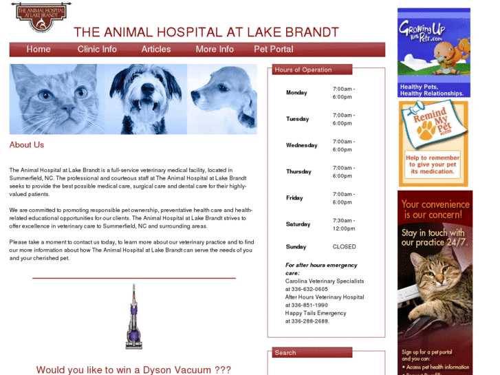 www.lakebrandtveterinaryhospital.info