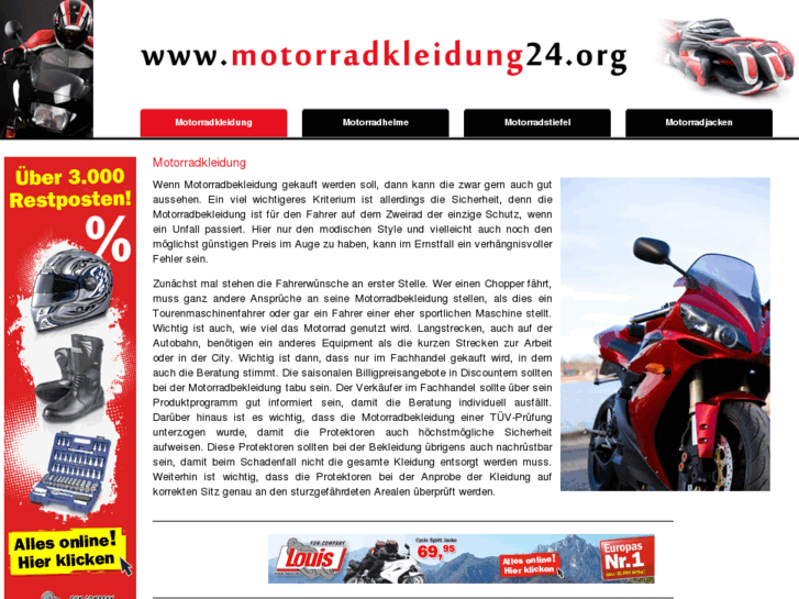 www.motorradkleidung24.org