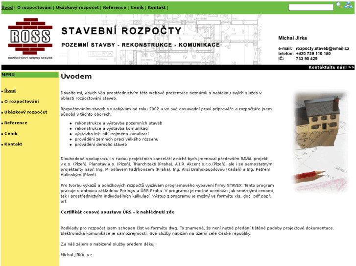 www.rozpocty-staveb.info