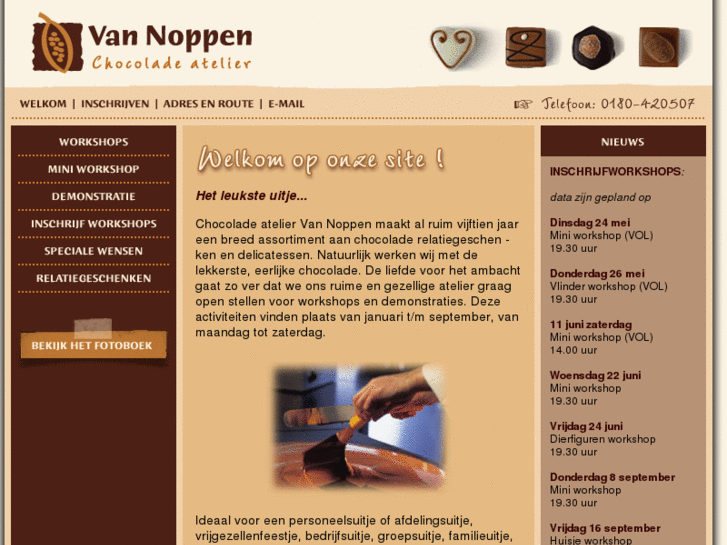 www.chocoladeateliervannoppen.nl