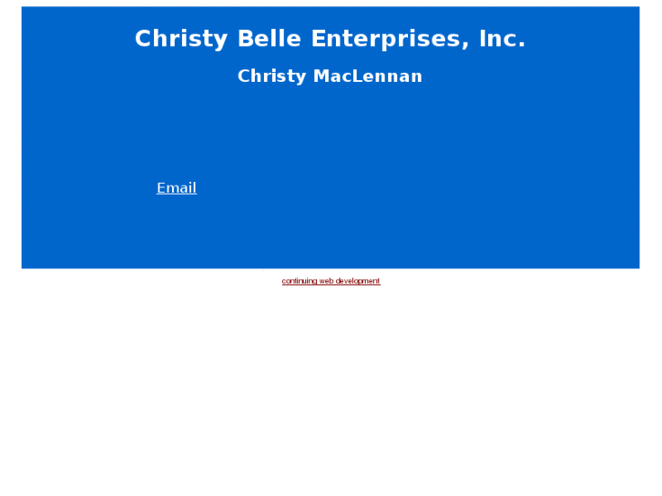 www.christymaclennan.com