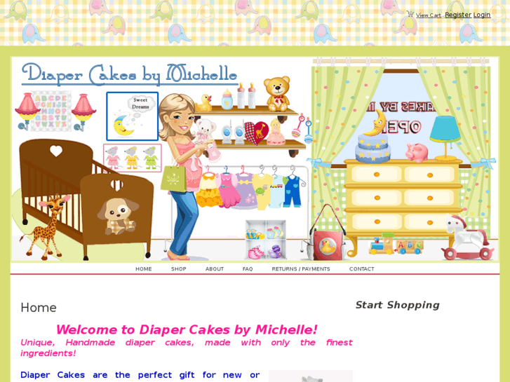 www.diapercakesbymichelle.com