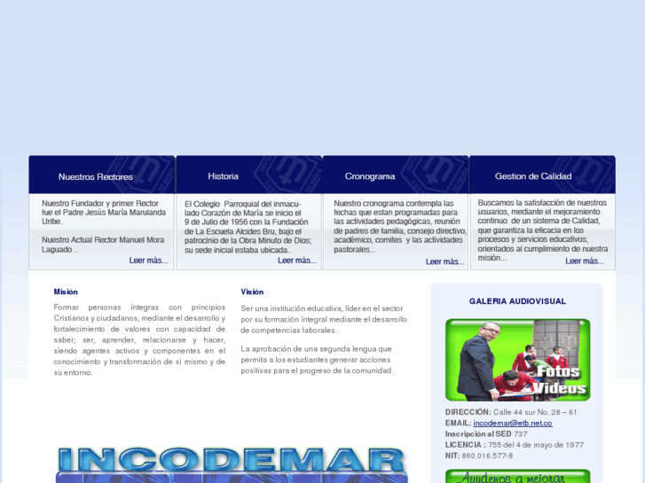 www.incodemar.edu.co