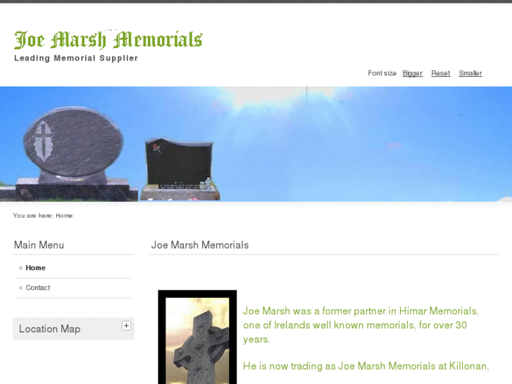 www.joemarshmemorials.com