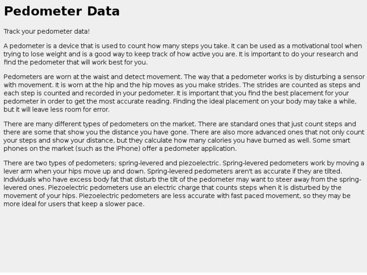 www.pedometerdata.com