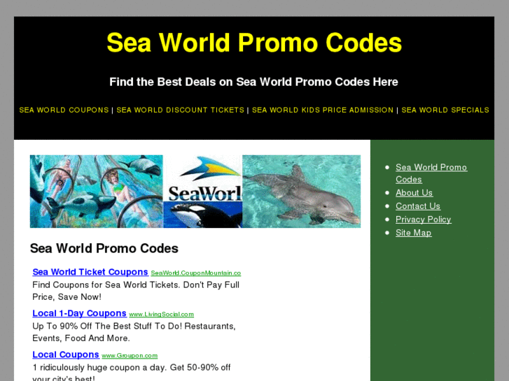 www.seaworldpromocodes.com