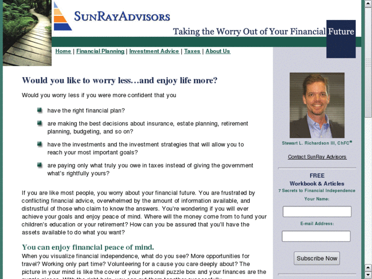 www.sunrayadvisors.net