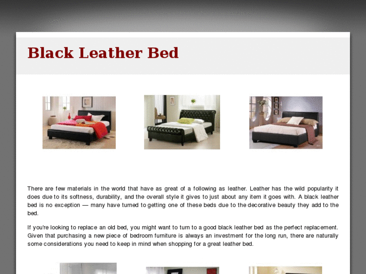 www.blackleatherbed.com