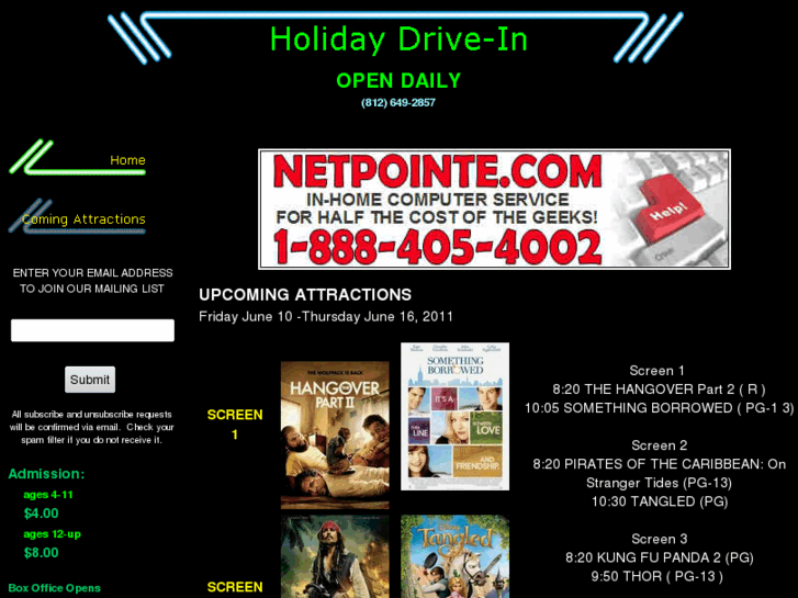 www.holidaydrivein.com