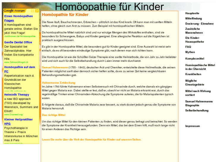 www.kinder-homoeopathie.info