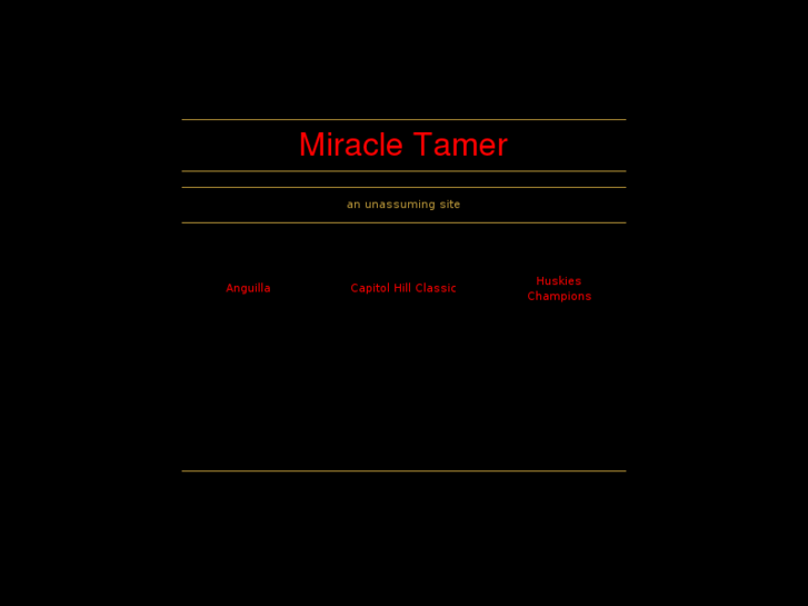 www.miracletamer.com