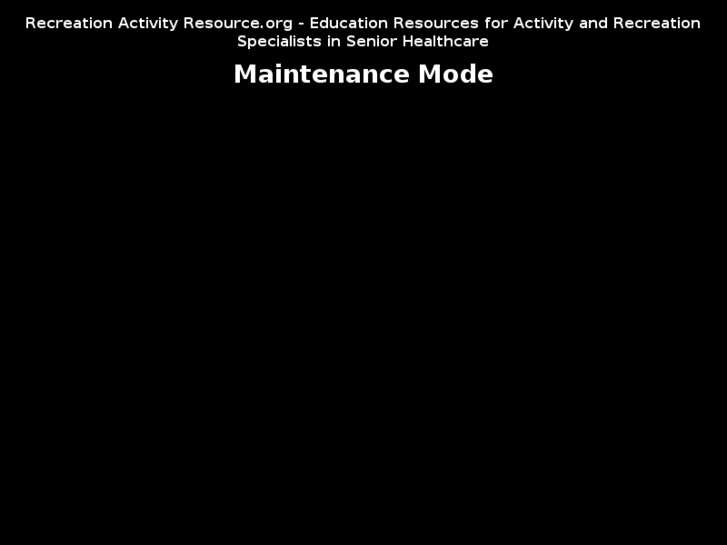 www.recreationactivityresource.org