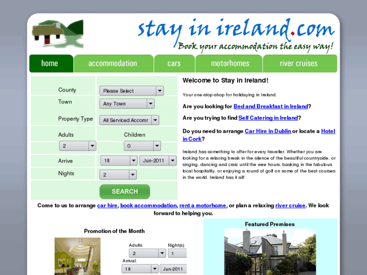 www.stayinireland.com