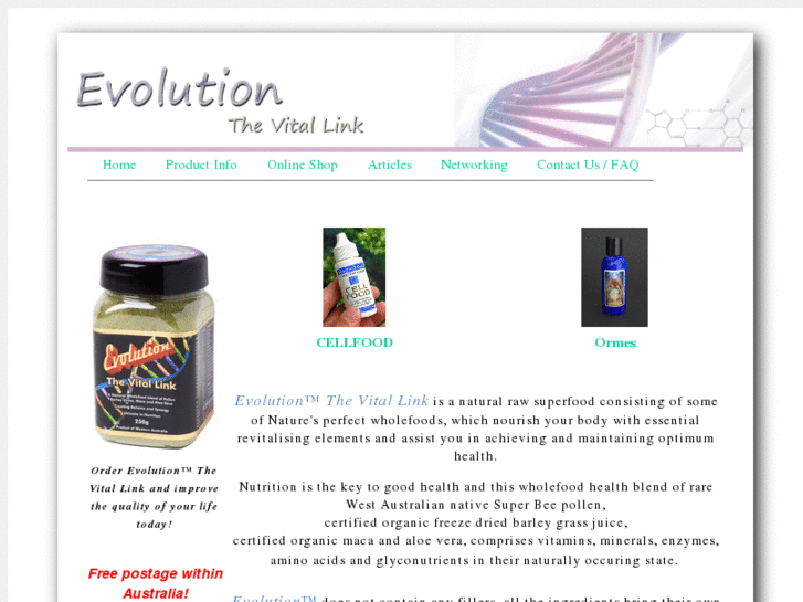 www.evolutionthevitallink.com