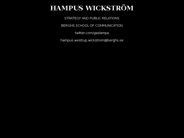 www.hampuswickstrom.com