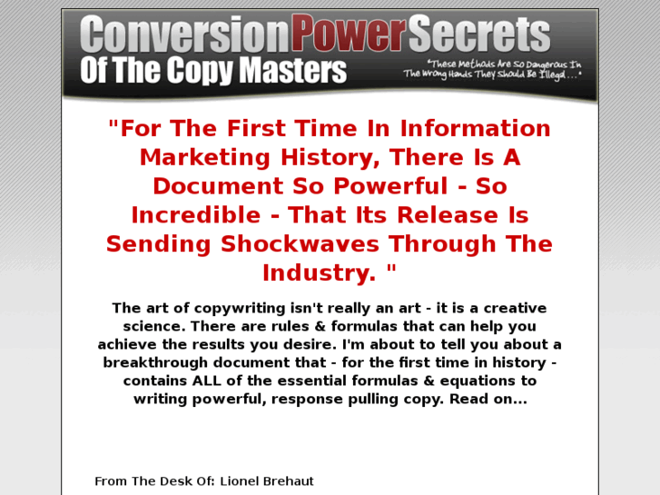 www.myconversionpowersecrets.com