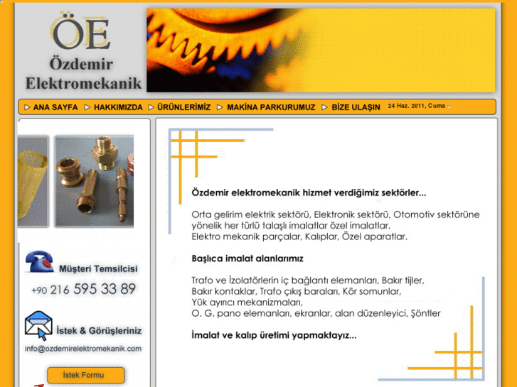 www.ozdemirelektromekanik.com