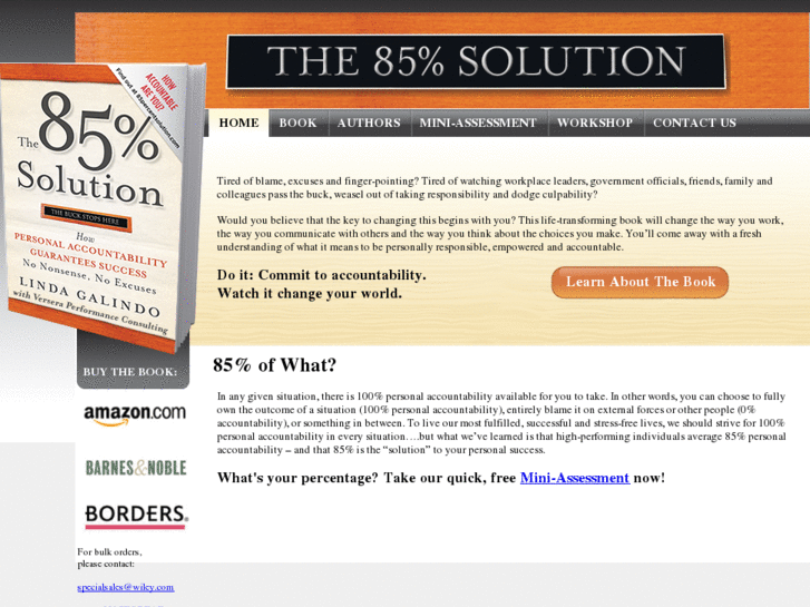 www.85percentsolution.com