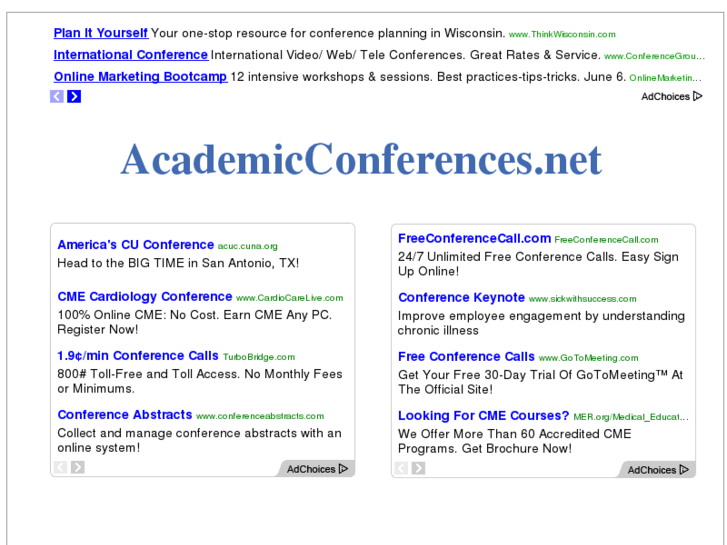 www.academicconferences.net