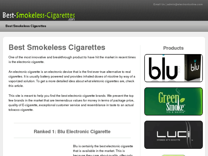 www.best-smokeless-cigarettes.com