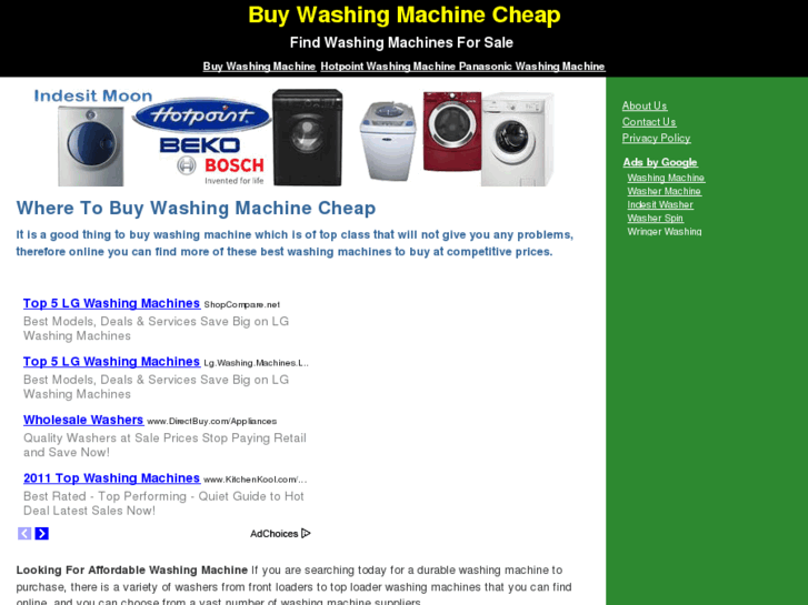 www.buywashingmachines.org