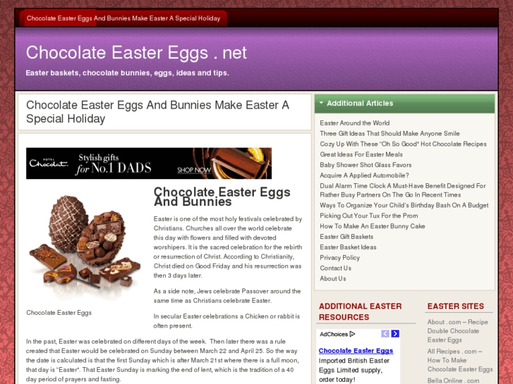 www.chocolateeastereggs.net