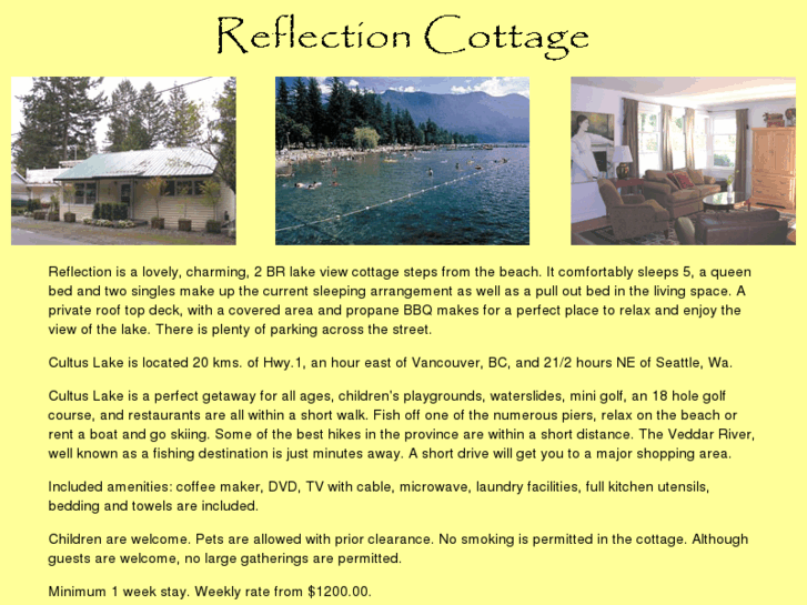 www.cultuslakereflectioncottage.com